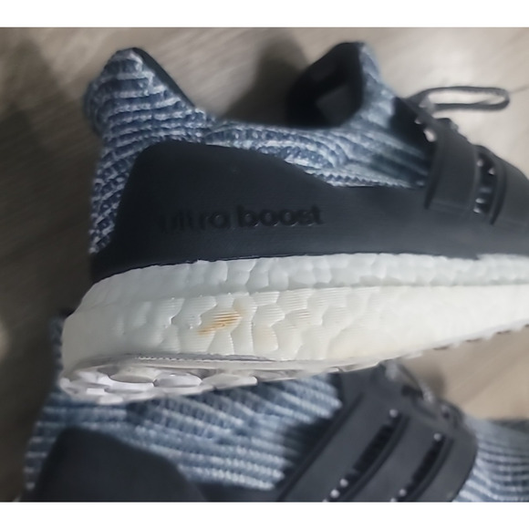 Adidas Ultra Boost Parley Sneakers Carbon Blue Size 14 Men's BC0248 - Picture 10 of 16